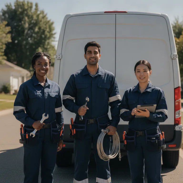 Wärmepumpeninstallateur Team in Karlsruhe
